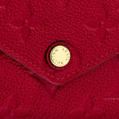 LV Zoé Wallet Monogram Empreinte Scarlet
