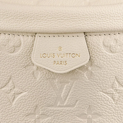 LV Monogram Empreinte Bumbag Creme Beige