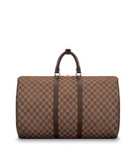 lv keepall bandouliere 55 damier ebene