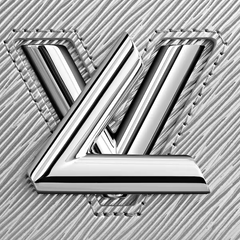 LV Twist MM Argento Silver