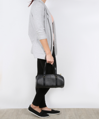 LV Soufflot Bag Black Epi Leather Noir