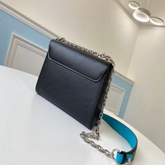 LV Twist MM Epi Leather Black Gold-Colored Lock