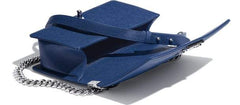Chanel Boy Medium Handbag Navy Blue