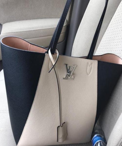 LV Lockme Cabas Bag Vanilla Noir