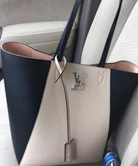 LV Lockme Cabas Bag Vanilla Noir