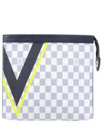 LV Pochette Voyage MM Damier Azur Canvas