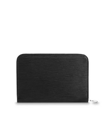 LV Zippy Organizer Epi Leather Black
