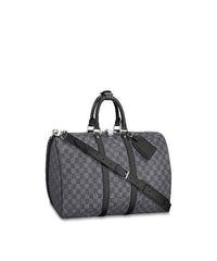 LV Keepall Bandouliere 45 Damier Graphite Canvas