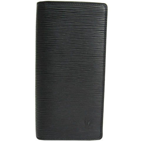 LV Circle signature Brazza Wallet Epi Leather Noir