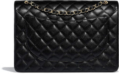 Chanel Large Classic Handbag Black
