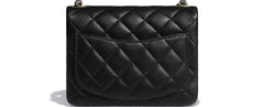 Small Boy Chanel Handbag Black-Gold
