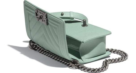 Small Boy Chanel Handbag Black-Gold Ruthenium